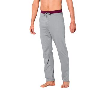 Blancheporte Súprava 2 rovných pyžamových nohavíc sivá+bordó 64/66