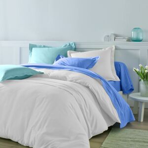 Blancheporte Jednofarebná posteľná súprava zn. Colombine z bavlny biela napínacia plachta 80x190cm