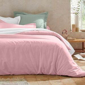 Blancheporte Jednofarebná posteľná bielizeň, bavlna ružová napínacia plachta 140x190cm
