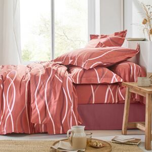 Blancheporte Posteľná bielizeň Vlnky, bavlna zn. Colombine ružové drevo obliečka na prikrývku140x200cm