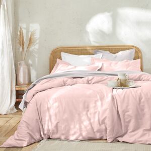 Blancheporte Jednofarebná posteľná súprava zn. Colombine z bavlny ružová pudrová napínacia plachta 180x200cm