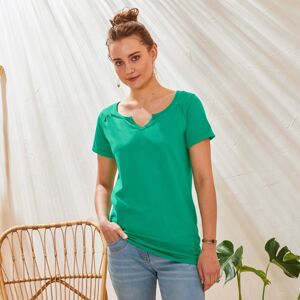 Blancheporte Jednofarebné tuniské tričko zelená 46/48