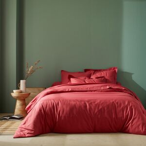 Blancheporte Jednofarebná posteľná súprava zn. Colombine z bavlny pivonková napínacie plachta 90x200cm