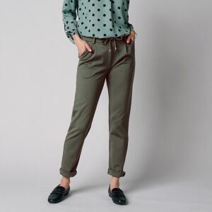 Blancheporte Chino nohavice z Milano úpletu khaki 48