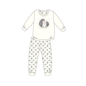 Dievčenské pyžamo Cornette 977/142 Forest Ecru 122-128