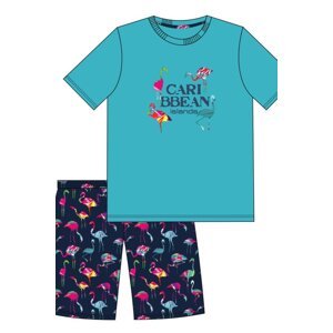 Chlapčenské pyžamo Cornette Caribbean Young Boy Tyrkysová 134-140