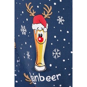 Pánske boxerky Cornette 007/53 Beer Merry Christmas Tmavomodrá 2XL(44)
