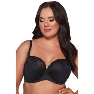 Nevystužená podprsenka Ava Lingerie 2111 Azalea Čierna 65G