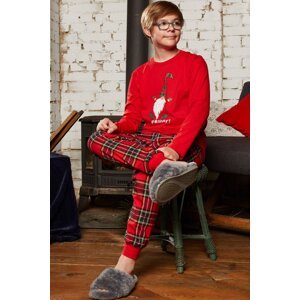 Chlapecké pyžamo Italian Fashion Narwik - se skřítkem Červená 2 roky