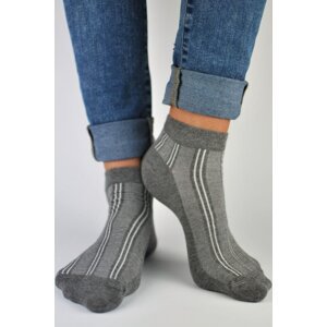 Pánske ponožky Noviti ST001 - bambus Sivá 43-46