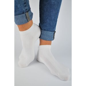 Pánske ponožky Noviti ST001 - bambus Biela 43-46