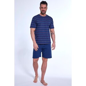 Pánske pyžamo Cornette 338/50 Tmavomodrá XL