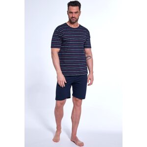 Pánske pyžamo Cornette 338/51 Tmavomodrá 2XL