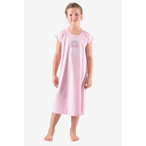 Dievčenské pyžamo Gina 29012P - bavlna Svetloružová 140-146