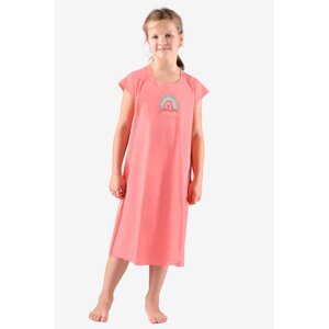 Dievčenské pyžamo Gina 29012P - bavlna Svetločervená 140-146
